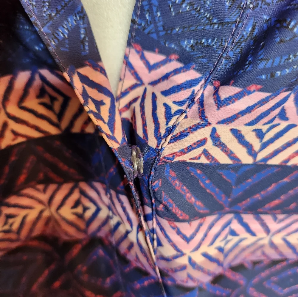 NEW Swimsuits For All Kimono Coverup Fringe Trim Size 14/16